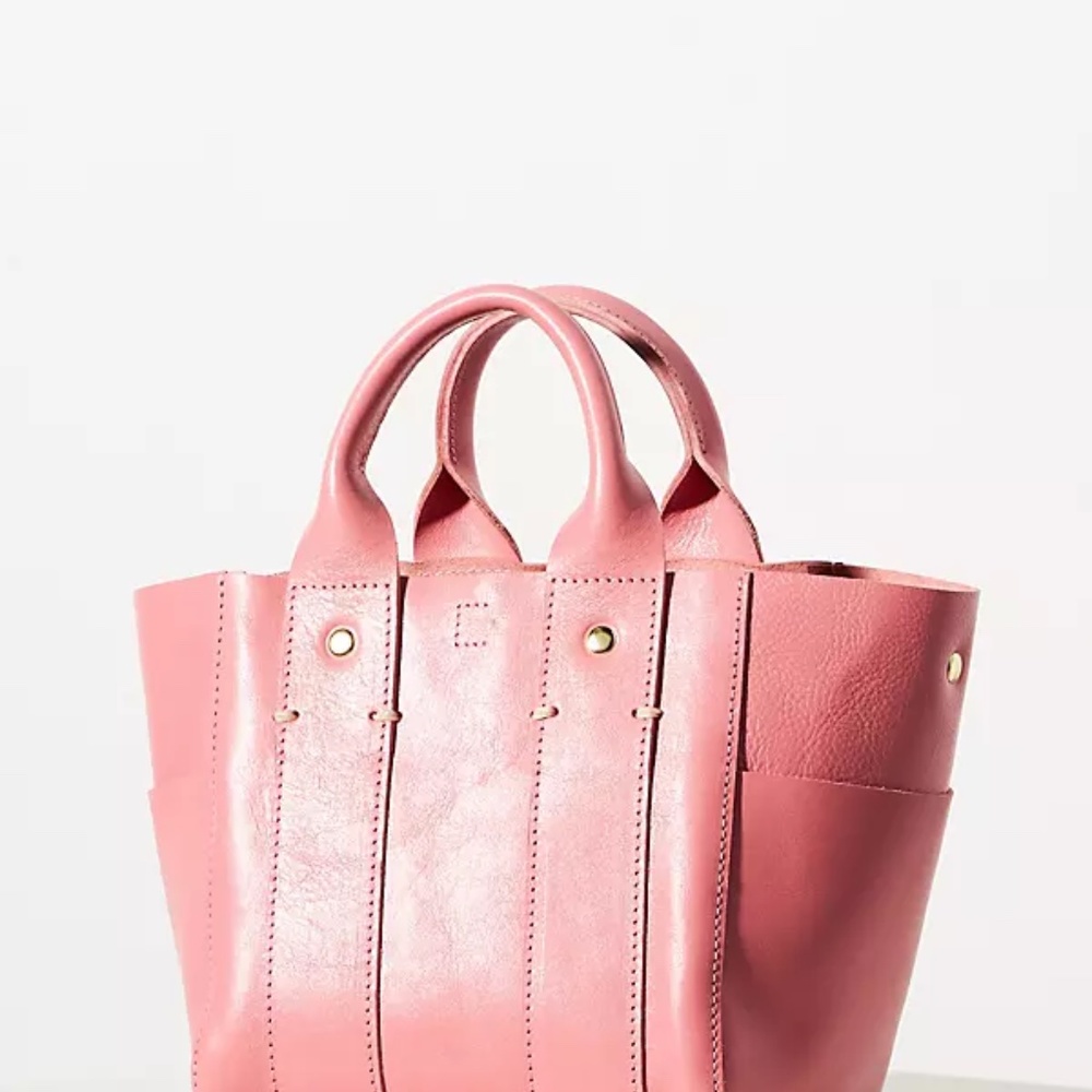 CLARE V , Le petite Box Tote , Pink Women's